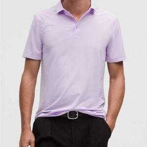 Lululemon Evolution short sleeve polo shirt top lavender frost small s